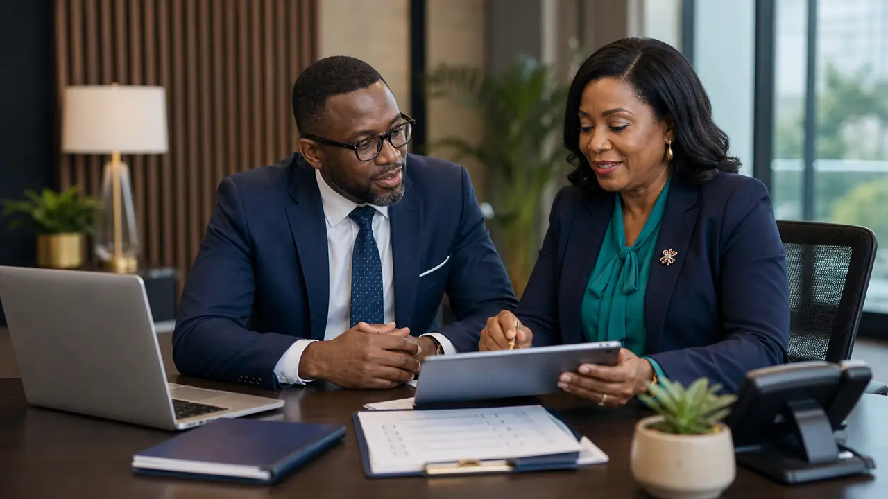 Nigerian professional completing an IIPM course application