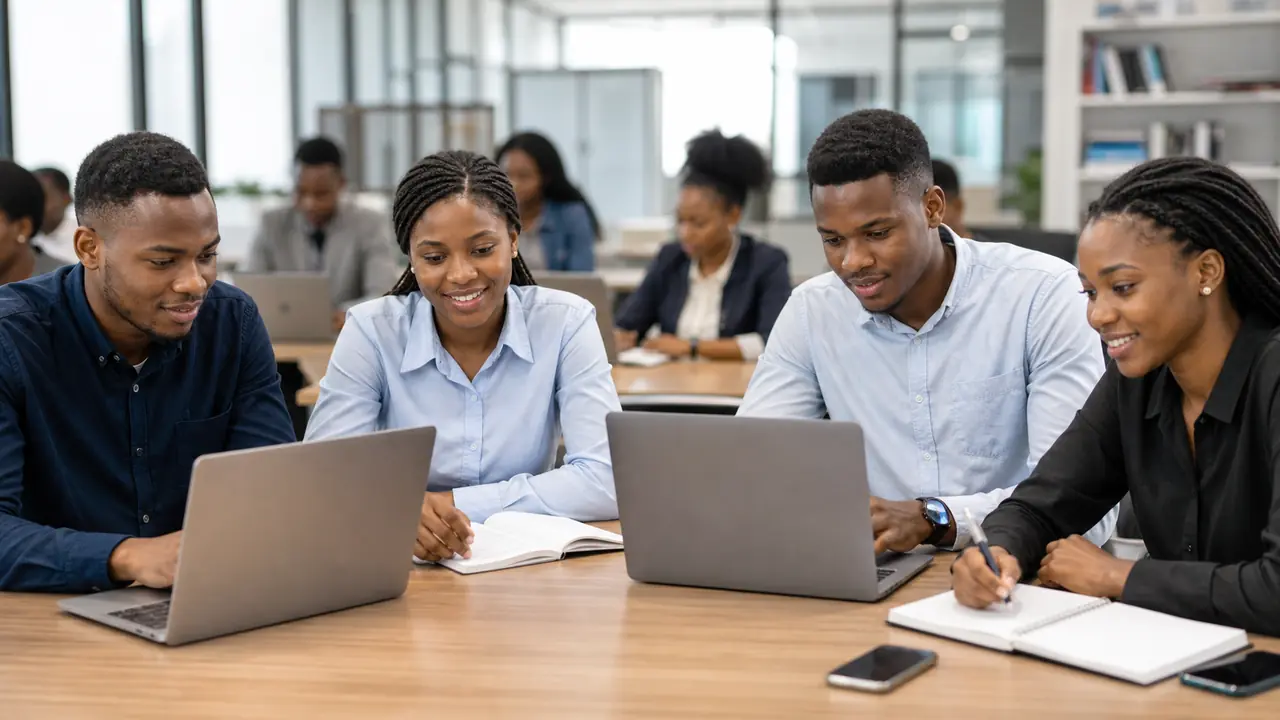 Nigerian undergraduate students preparing for professional membership